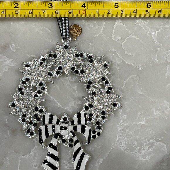 MacKenzie-Childs Silent Night Wreath Ornament -NEW - Picture 12 of 16